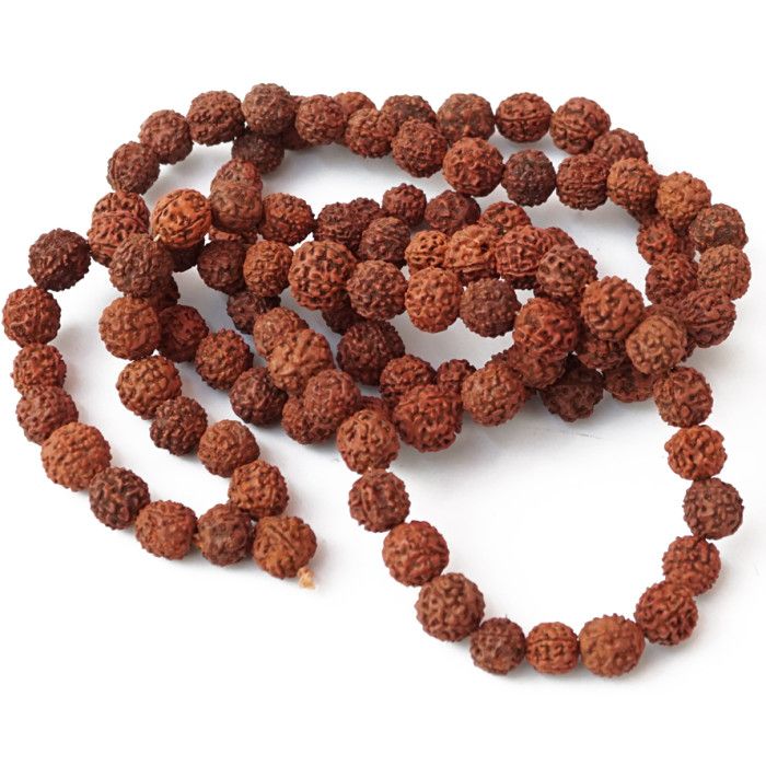 Чотки з Рудракші фарбовані 18 мм. 108 намистин