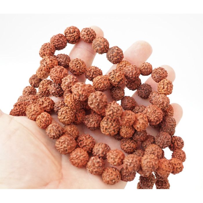 Чотки з Рудракші фарбовані 18 мм. 108 намистин