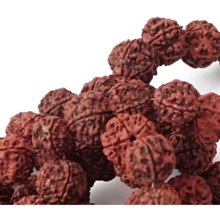 Чотки з Рудракші фарбовані 22 мм. 108 намистин