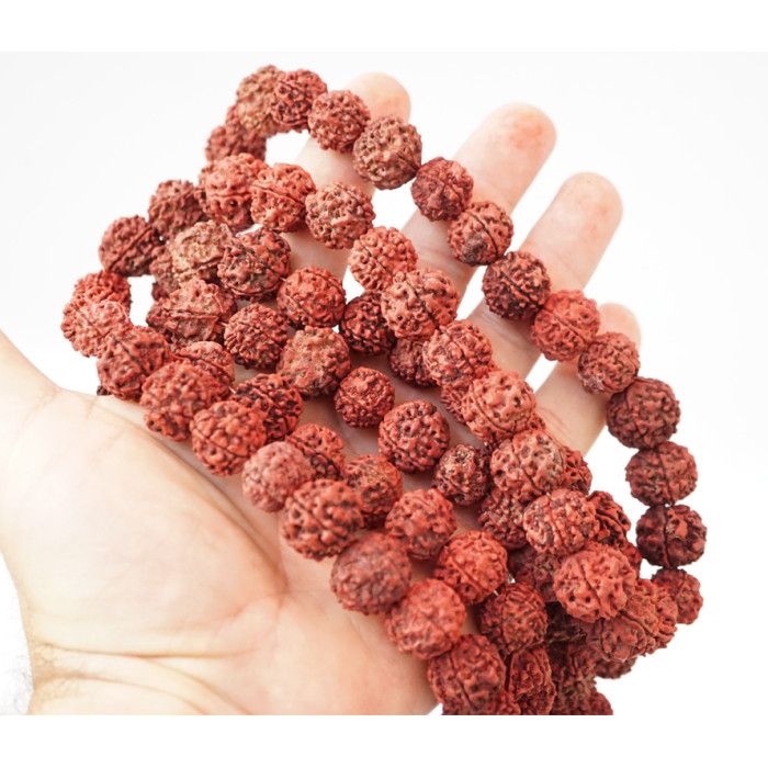 Чотки з Рудракші фарбовані 22 мм. 108 намистин