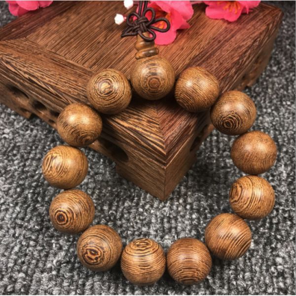 Чотки - браслет з дерева Венге 18 мм 13 бусин