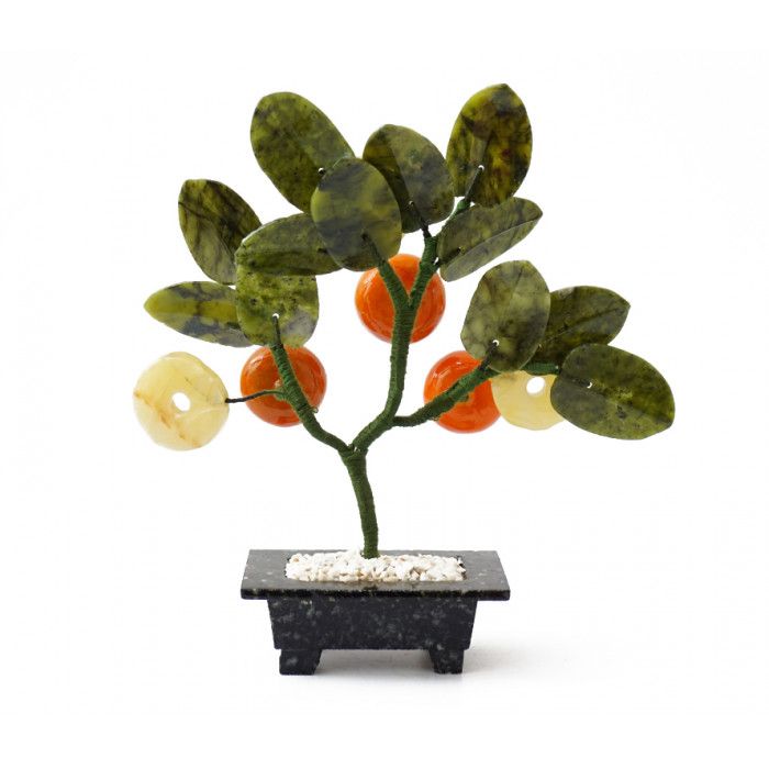 Дерево 3 мандарина + 3 монеты