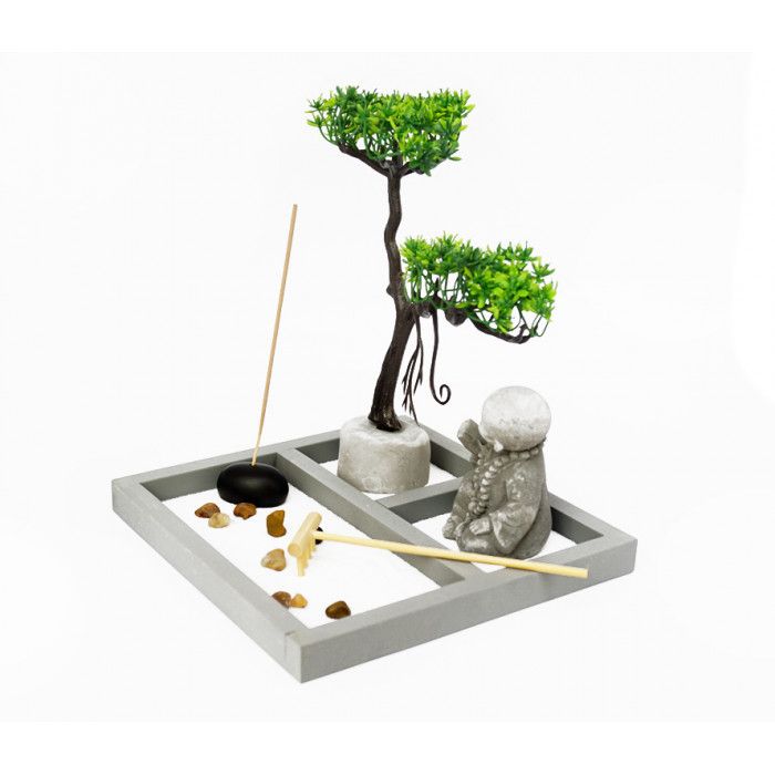 Дзен набір "Сад каміння" Монах під деревом