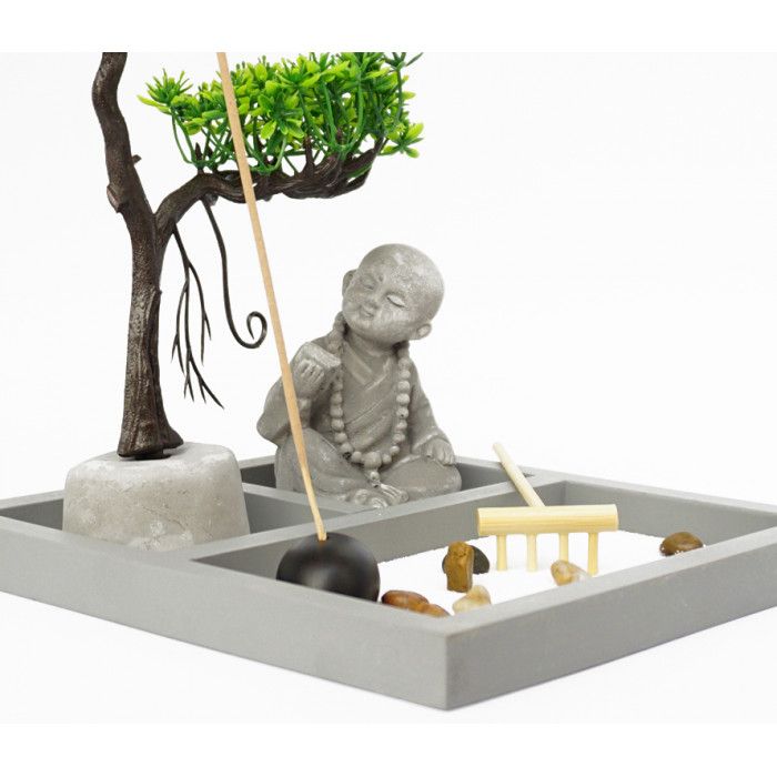 Дзен набір "Сад каміння" Монах під деревом