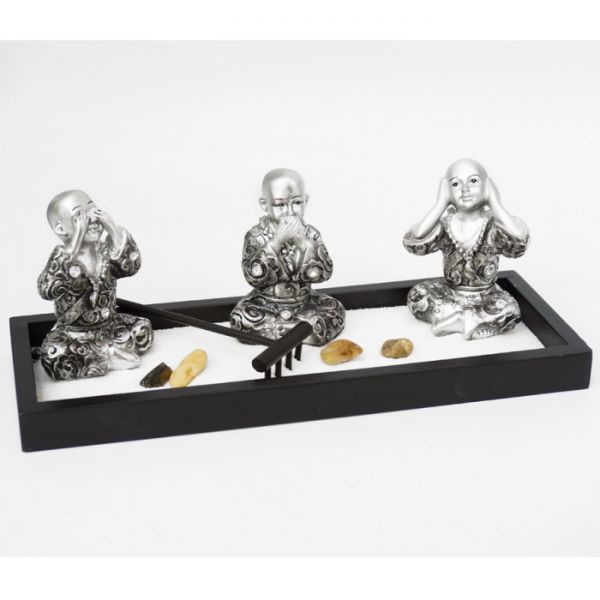 Дзен набір "Сад каміння" Три ченці