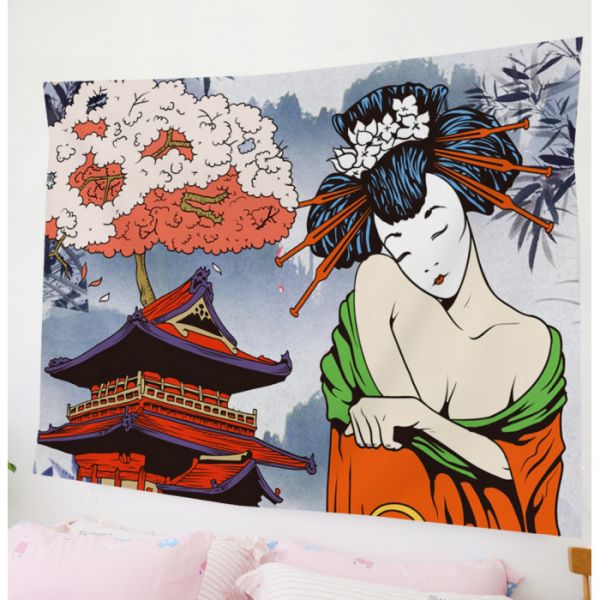 Гобелен настенный "Гейша" №72