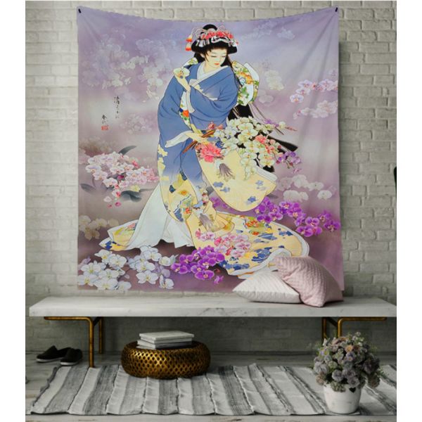 Гобелен настенный "Гейша" №71