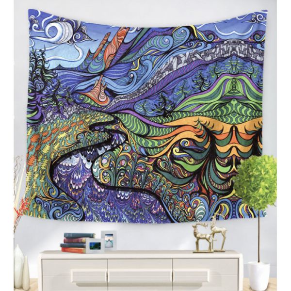 Гобелен настенный "Психоделика" №30