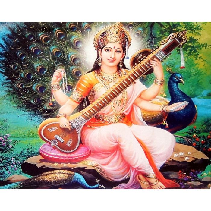 Картина зі світлодіодами "Сарасваті" №4