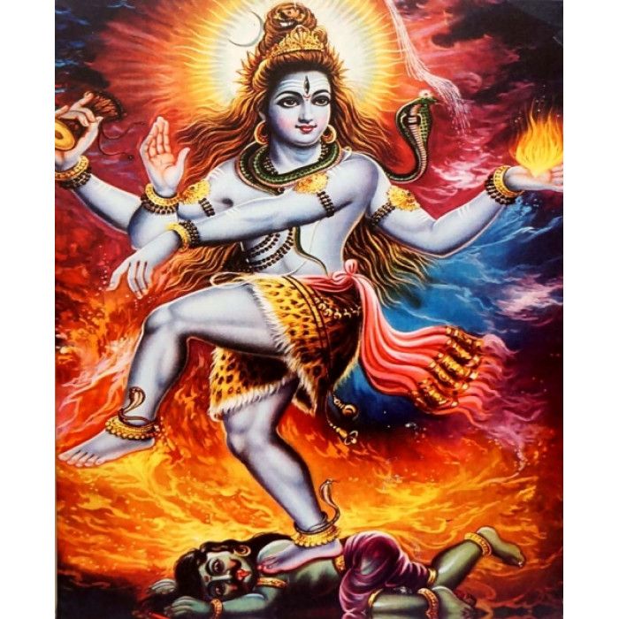 Картина зі світлодіодами "Шива Натарадж" №5