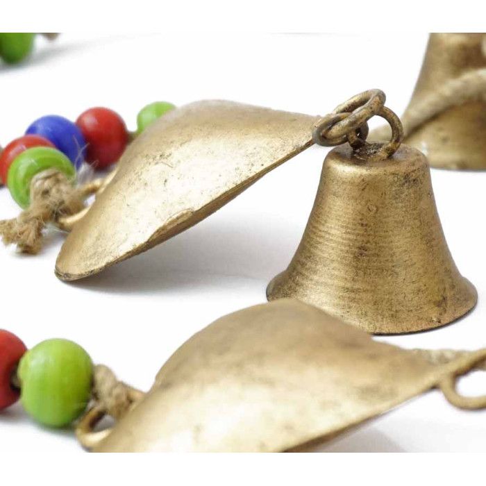 Колокольчик под старину 4 сердечка + 4 колокольчика