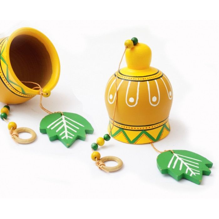 Дзвіночок теракотовий жовтий KB-42D