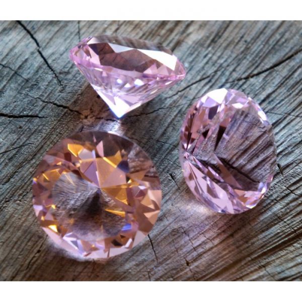 Кристал скло рожевий