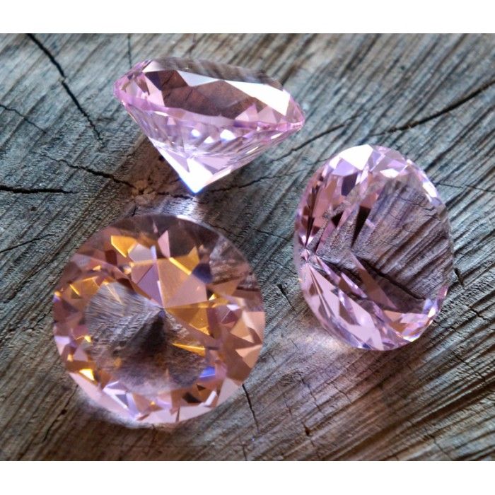 Кристал скло рожевий