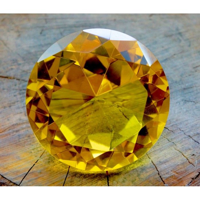 Кристал кольорове скло жовтий