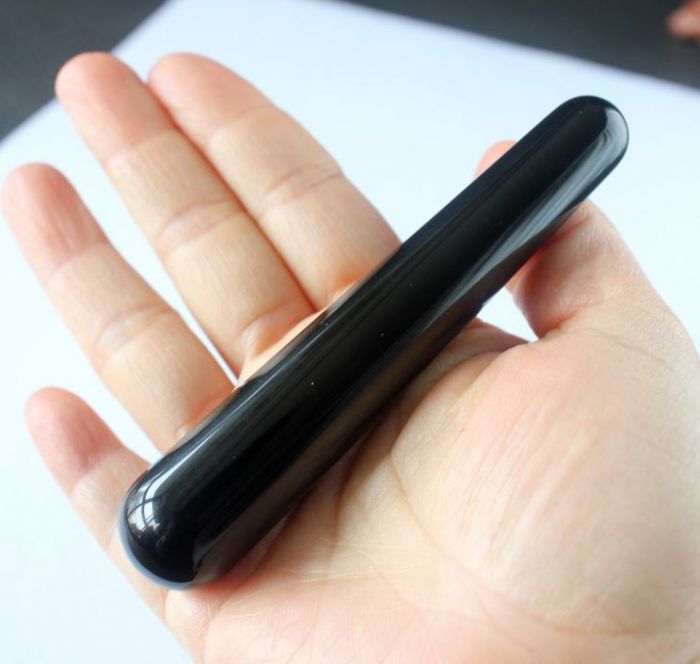 Масажер кам'яний Гуа Ша "Масажна паличка" з обсидіану