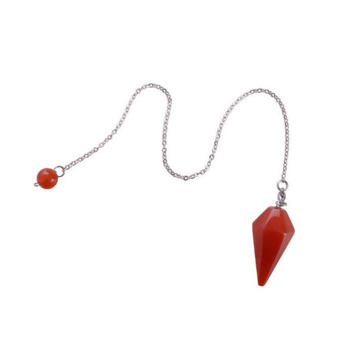 Маятник кам'яний "Пірамідка" Сердолік