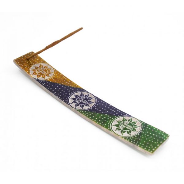 Підставка під аромапалички кам'яна Лижа "Сонце" KK-27