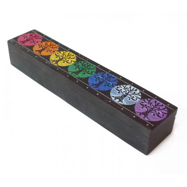 Підставка під аромапалички кам'яна Скринька "Дерево життя"