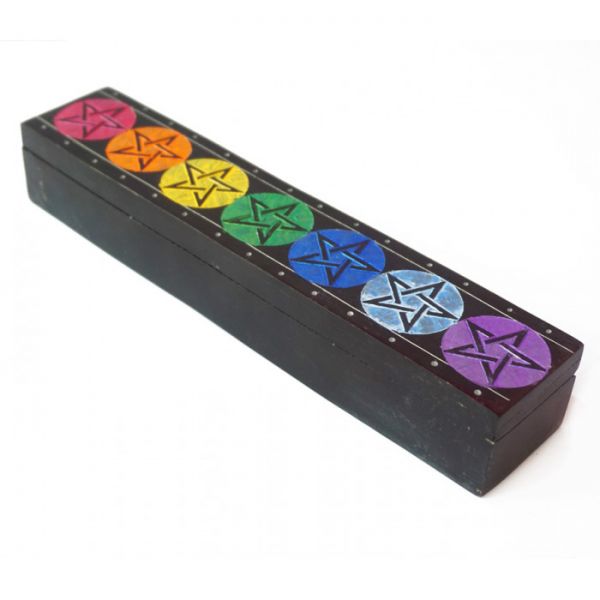 Підставка під аромапалички кам'яна Скринька "Пентакль"