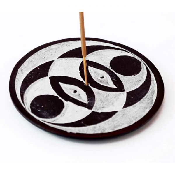 Підставка під пахощі Тарілка кам'яна NO.-423