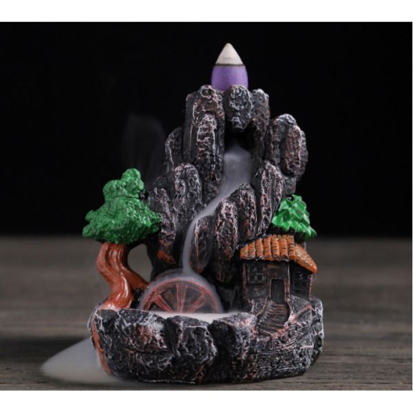 Подставка "Жидкий дым" из полистоуна "Деньги текут рекой"