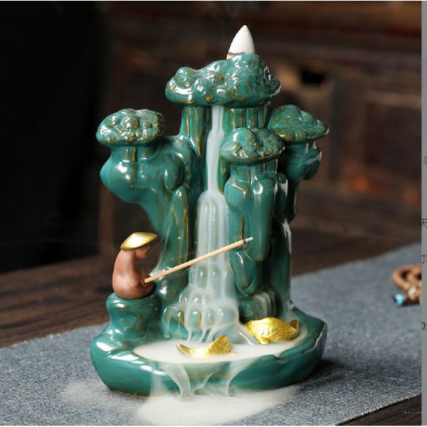 Подставка Жидкий дым керамическая "Рыбалка"