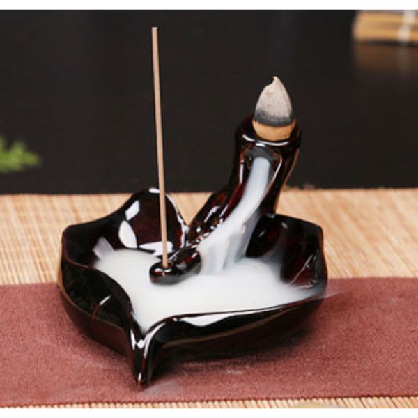 Подставка "Жидкий дым" керамическая "Сердце"