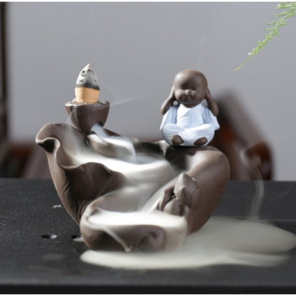 Подставка "Жидкий дым" керамическая "Спираль Ничего на слышу"