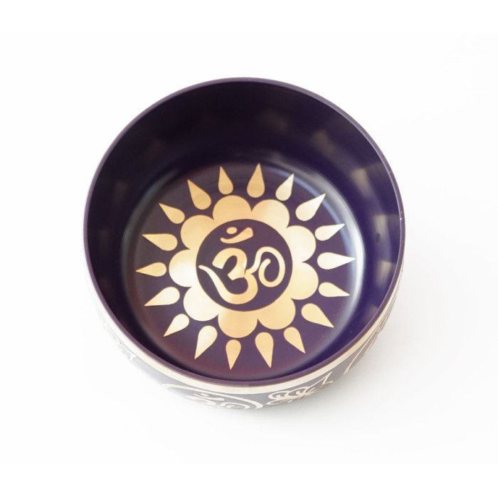 Співаюча чаша Чакральна Індія фіолетова
