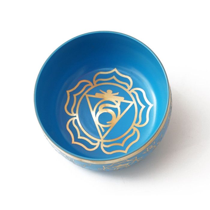 Співаюча чаша Чакральна Індія блакитна