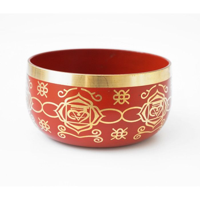 Співаюча чаша Чакральна Індія червона