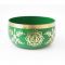 Поющая чаша Чакральная Индия зелёная