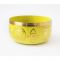 Співаюча чаша Чакральна Індія жовта