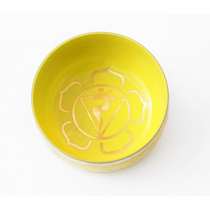 Співаюча чаша Чакральна Індія жовта