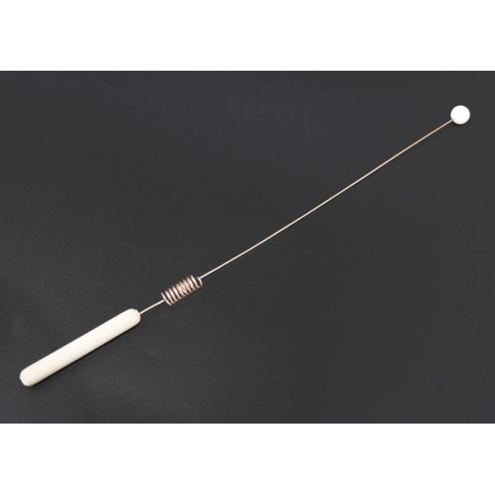 Рамка для біолокації мідна пряма з каменем