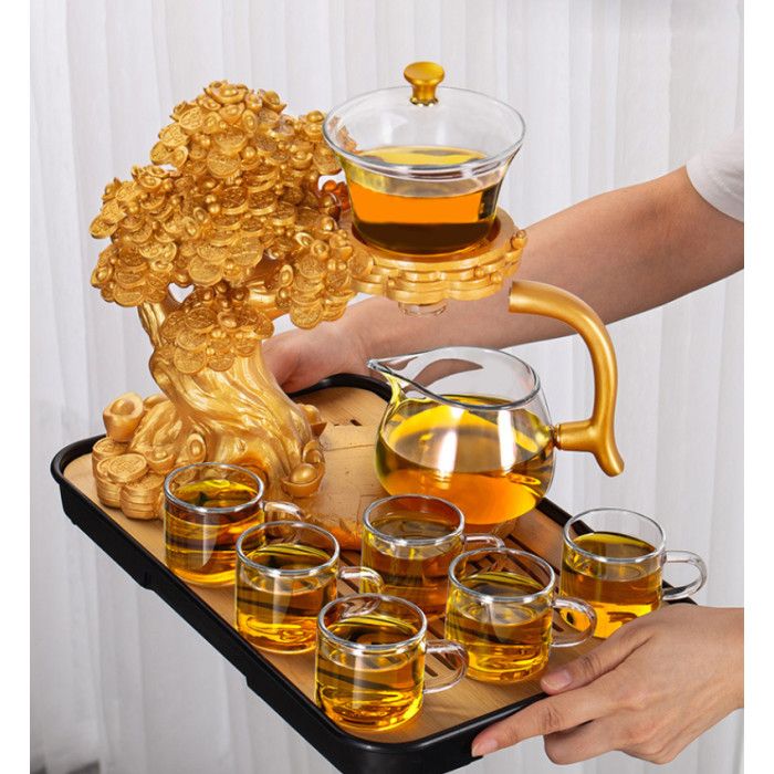 Сервиз Ленивый чай "Дерево богатства" + 6 чашек