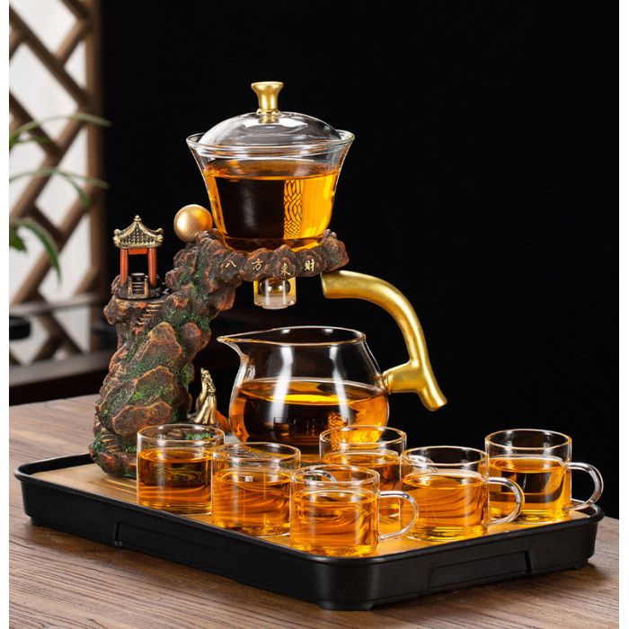 Сервиз Ленивый чай "Домик в горах" + 6 чашек