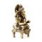 Статуетка бронзова Ганеш на троні 15 см