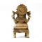 Статуетка бронзова Ганеш на троні 15 см