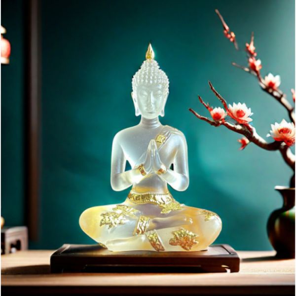 Статуэтка Будда прозрачный полимер