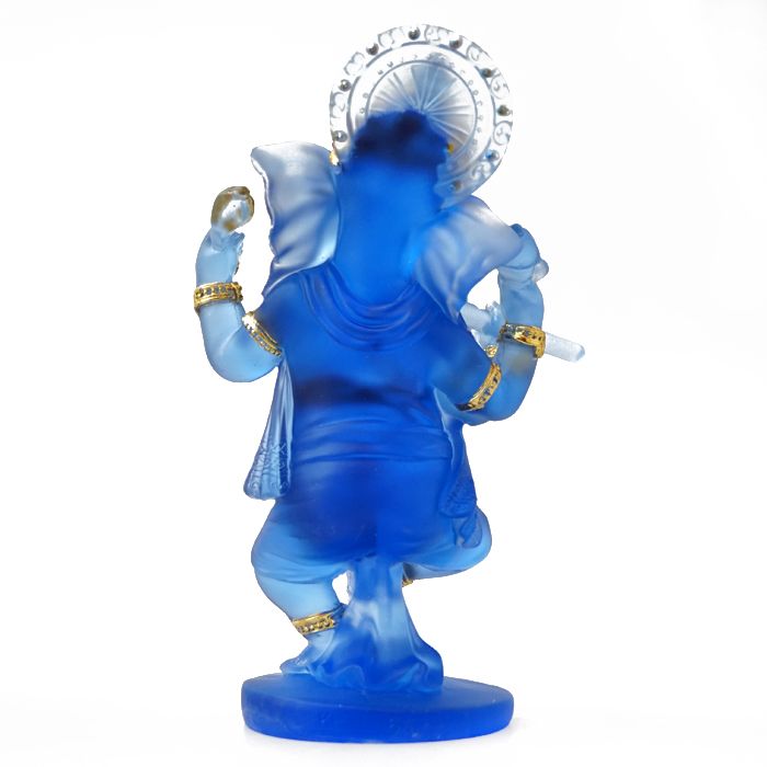 Статуетка Ганеш блакитний полімер №4