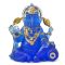 Статуетка Ганеш блакитний полімер №5