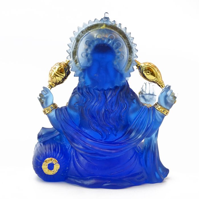 Статуетка Ганеш блакитний полімер №5