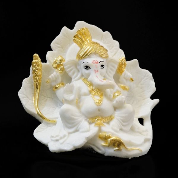 Статуэтка Ганеш мраморная крошка 10.5 см