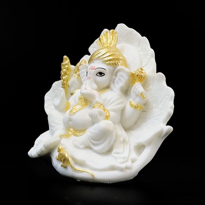 Статуетка Ганеш мармурова крихта 10.5 см