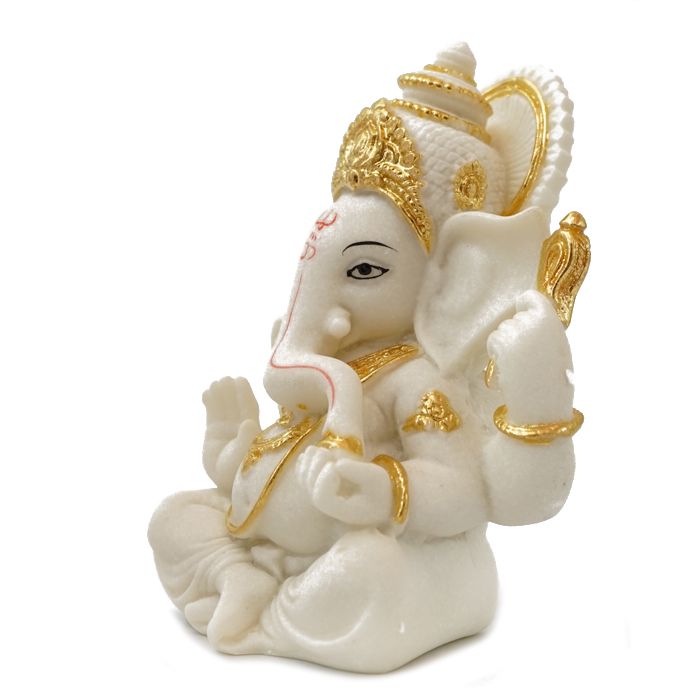Статуетка Ганеш мармурова крихта 13 см