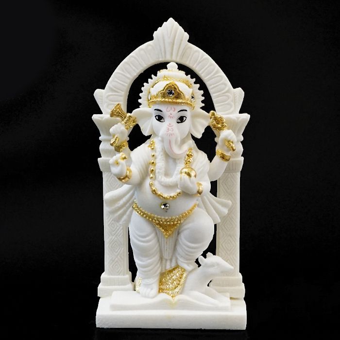 Статуетка Ганеш мармурова крихта 15.5 см