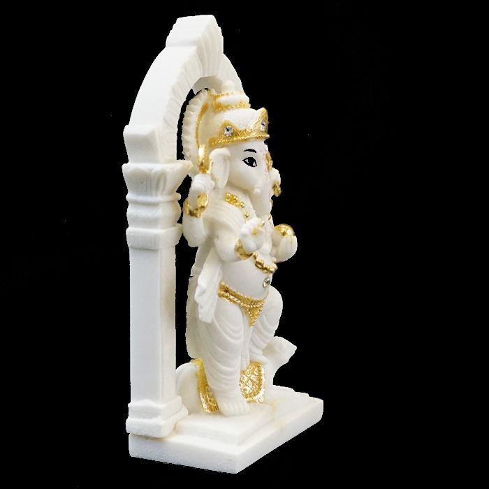 Статуетка Ганеш мармурова крихта 15.5 см