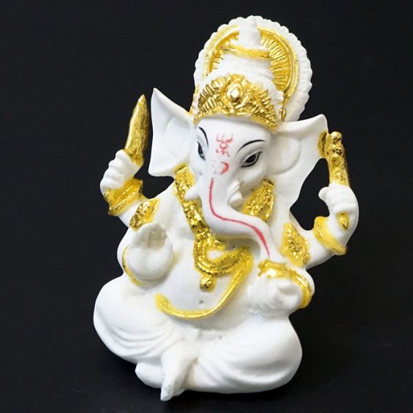 Статуэтка Ганеш мраморная крошка №3